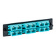 3 Duplex 12 Fiber Aqua MM Adapter Panel - ICFOPC161G 3 Duplex 12 Fiber Aqua MM Adapter Panel - ICFOPC161G